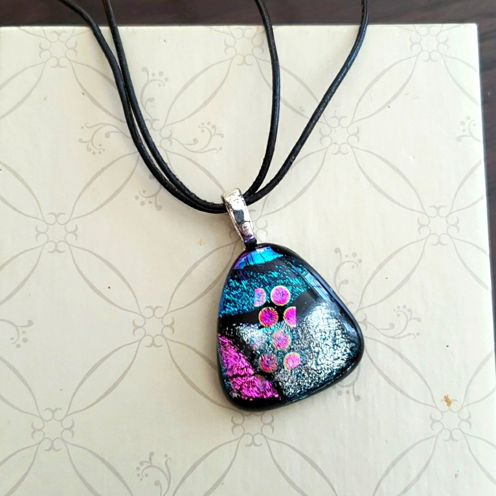 Black stone necklace